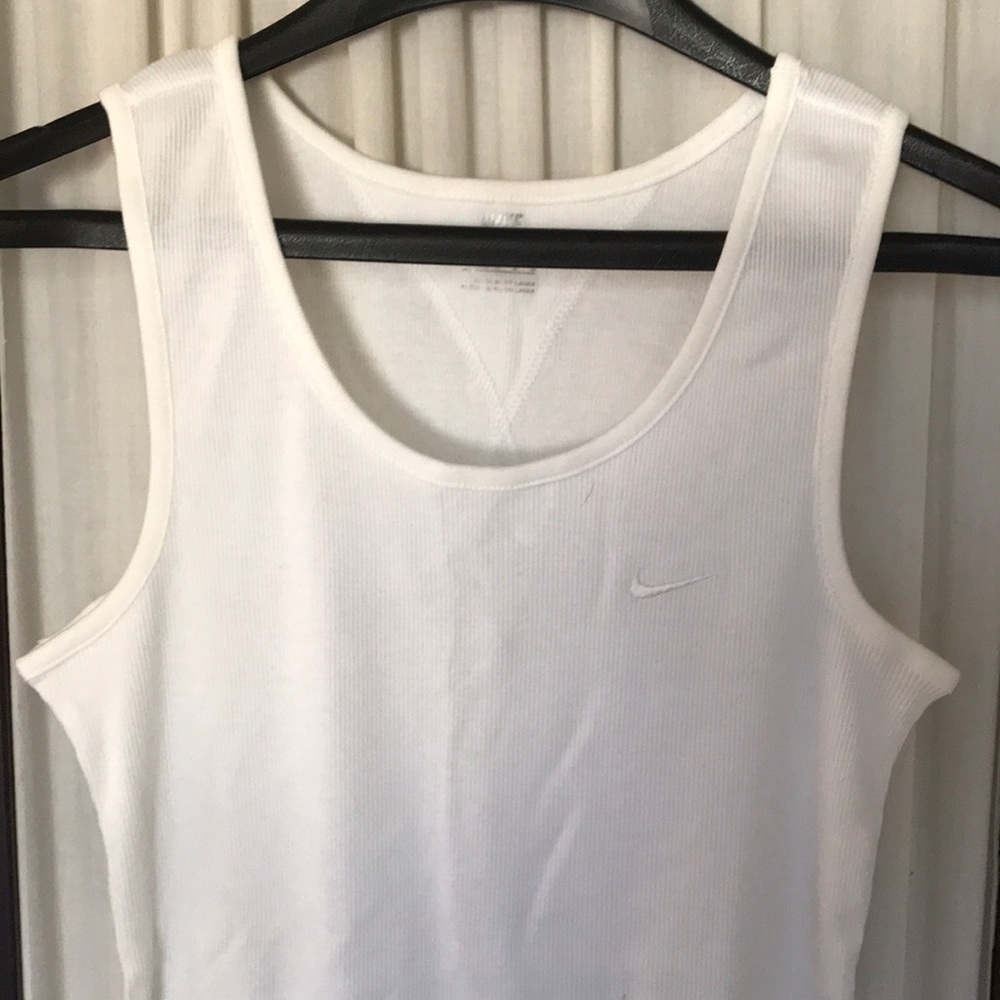 Nike running fitness tennis tank top tee Sz M 8-10